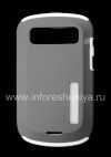 Photo 1 — Cas d'entreprise durcis Incipio Silicrylic pour BlackBerry 9900/9930 Bold tactile, Gris / blanc (gris / blanc)
