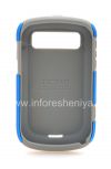 Photo 2 — Case Corporate ruggedized Incipio Silicrylic for BlackBerry 9900 / 9930 Bold Touch, Elikhazimulayo eliluhlaza / Light Grey (Iridescent Blue / Light Gray)
