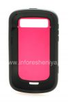 Photo 2 — 公司硅胶套密封的塑料插入了Incipio DuroSHOT DRX BlackBerry 9900 / 9930 Bold触摸, 黑/紫红色（黑/粉红）