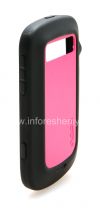 Photo 4 — Kasus silikon perusahaan disegel dengan memasukkan plastik untuk Incipio DuroSHOT DRX BlackBerry 9900 / 9930 Bold Sentuh, Black / Fuchsia (hitam / pink)