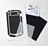 Photo 1 — Firma textura conjunto de protectores de pantalla y cuerpo BodyGuardz Armor para BlackBerry 9900/9930 Bold Touch, Textura Negro "fibra de carbono"