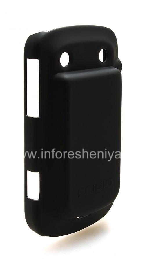 Галерея фотографий товара Фирменный пластиковый чехол Seidio Surface Extended Battery Case для аппарата с аккумулятором повышенной емкости BlackBerry 9900/9930 Bold, Черный (Black)