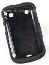 Photo 2 — Caso del tacto de plástico Cielo de cubierta dura para BlackBerry 9900/9930 Bold táctil, Negro (Negro)