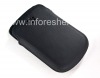 Фотография 4 — Оригинальный кожаный чехол-карман матовый Leather Pocket для BlackBerry 9900/9930/9720, Черный (Black)