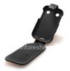 Фотография 8 — Фирменный кожаный чехол ручной работы Monaco Flip/Book Type Leather Case для BlackBerry 9900/9930 Bold Touch, Черный (Black), Вертикально открывающийся (Flip)