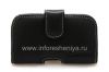 Photo 1 — clip main Case-poche en cuir signé Monaco Vertical / Horisontal Housse Type de cuir pour BlackBerry 9900/9930 Bold tactile, Noir (Black), Paysage (Horizontal)