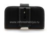 Photo 2 — clip main Case-poche en cuir signé Monaco Vertical / Horisontal Housse Type de cuir pour BlackBerry 9900/9930 Bold tactile, Noir (Black), Paysage (Horizontal)