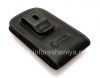 Photo 5 — clip main Case-poche en cuir signé Monaco Vertical / Horisontal Housse Type de cuir pour BlackBerry 9900/9930 Bold tactile, Noir (Black), Portrait (Vertical)