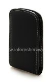 Photo 6 — Signature Leather Case-Tasche handgefertigt Clip Monaco Vertikale / horizontale Beutel Art Ledertasche für Blackberry 9900/9930 Bold Berühren, Black (Schwarz), Hochformat (vertikal)