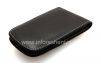 Photo 7 — clip main Case-poche en cuir signé Monaco Vertical / Horisontal Housse Type de cuir pour BlackBerry 9900/9930 Bold tactile, Noir (Black), Portrait (Vertical)
