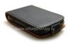 Photo 7 — 排他的な革ケースは、BlackBerry 9900/9930 Bold Touch用の垂直プロテックレザーブラックケースを開きます, ブラック/ブラウン
