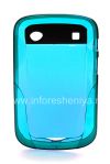 Photo 1 — Etui en silicone entreprise compacté iSkin Vibes pour BlackBerry 9900/9930 Bold tactile, Turquoise (Bleu)