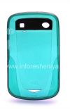 Photo 2 — Etui en silicone entreprise compacté iSkin Vibes pour BlackBerry 9900/9930 Bold tactile, Turquoise (Bleu)