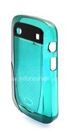 Photo 3 — Etui en silicone entreprise compacté iSkin Vibes pour BlackBerry 9900/9930 Bold tactile, Turquoise (Bleu)