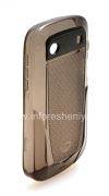 Photo 4 — Etui en silicone entreprise compacté iSkin Vibes pour BlackBerry 9900/9930 Bold tactile, Charbon de bois (carbone)