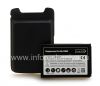 Photo 1 — Batterie haute capacité pour BlackBerry 9850/9860 Torch, gris foncé (couverture)