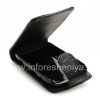 Photo 6 — Ledertasche mit vertikale Öffnung Abdeckung für Blackberry 9850/9860 Torch, Black "Krokodil"