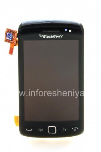 Оригинальный экран LCD в сборке с тач-скрином и передней панелью для BlackBerry 9850/9860 Torch
