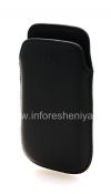 Photo 4 — Isikhumba Case-pocket BlackBerry 9850 / 9860 Torch, Black, ukuthungwa emihle