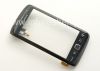 Фотография 1 — Тач-скрин (Touchscreen) в сборке с передней панелью для BlackBerry 9850/9860 Torch, Черный
