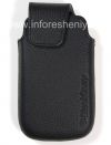 Photo 1 — Caso de cuero original de desembolso de bolsillo de cuero para BlackBerry 9850/9860 Torch, Negro