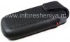 Photo 5 — Asli Leather Case-saku Kulit Pocket untuk BlackBerry 9850 / 9860 Torch, hitam