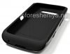 Photo 2 — Skin Case prime initiale durcis pour BlackBerry 9850/9860 Torch, Noir / noir (noir / noir)