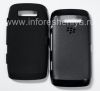 Photo 3 — Skin Case prime initiale durcis pour BlackBerry 9850/9860 Torch, Noir / noir (noir / noir)