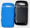 Photo 3 — Skin Case prime initiale durcis pour BlackBerry 9850/9860 Torch, Noir / Bleu (Noir / Bleu)