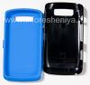 Photo 4 — Skin Case prime initiale durcis pour BlackBerry 9850/9860 Torch, Noir / Bleu (Noir / Bleu)
