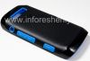 Photo 5 — Skin Case prime initiale durcis pour BlackBerry 9850/9860 Torch, Noir / Bleu (Noir / Bleu)