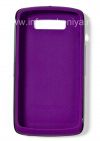 Photo 2 — Skin Case prime initiale durcis pour BlackBerry 9850/9860 Torch, Noir / Violet (Noir / Violet)