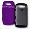 Photo 3 — Asli Premium Kulit Kasus untuk BlackBerry 9850 ruggedized / 9860 Torch, Black / Purple (hitam / Purple)