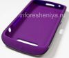Photo 6 — Asli Premium Kulit Kasus untuk BlackBerry 9850 ruggedized / 9860 Torch, Black / Purple (hitam / Purple)