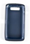 Photo 2 — Funda de silicona original compactado Shell suave de la caja para BlackBerry 9850/9860 Torch, Azul (Azul Zafiro)