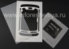 Photo 1 — Firma textura conjunto de protectores de pantalla y el cuerpo BodyGuardz Armor para BlackBerry 9850/9860 Torch, Textura Negro "fibra de carbono"