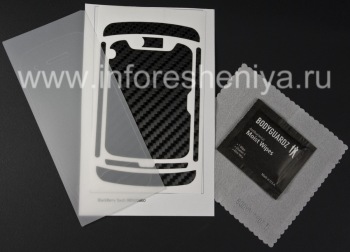 Badan tekstur set pelindung layar dan tubuh BodyGuardz Armor untuk BlackBerry 9850 / 9860 Torch