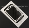 Photo 2 — Badan tekstur set pelindung layar dan tubuh BodyGuardz Armor untuk BlackBerry 9850 / 9860 Torch, Hitam tekstur "Carbon Fiber"