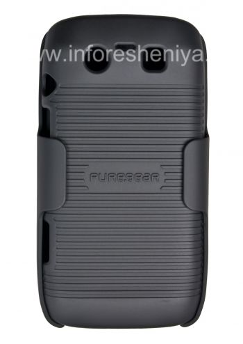 Фирменный пластиковый чехол + кобура PureGear Shell Holster для BlackBerry 9850/9860 Torch