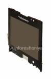 Photo 3 — Écran LCD dans l'ensemble avec écran tactile pour un BlackBerry Porsche Design P'9981, Noir Type 001/111