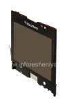 Фотография 3 — Экран LCD в сборке с тач-скрином для BlackBerry P'9981 Porsche Design, Черный, тип 002/111