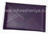 Photo 1 — Original-Leder-Kasten "Envelope" Leder-Umschlag für Blackberry Playbook, Lila (Purple)