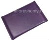 Photo 2 — BlackBerry脚本のためのオリジナルレザーケース「封筒」レザーエンベロープ, パープル（紫）