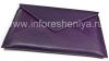 Photo 3 — Original-Leder-Kasten "Envelope" Leder-Umschlag für Blackberry Playbook, Lila (Purple)