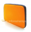 Photo 3 — Asli lembut kasus-folder Zip Lengan ritsleting untuk BlackBerry PlayBook, Orange / Gray (oranye)