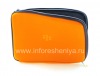 Photo 7 — Asli lembut kasus-folder Zip Lengan ritsleting untuk BlackBerry PlayBook, Orange / Gray (oranye)