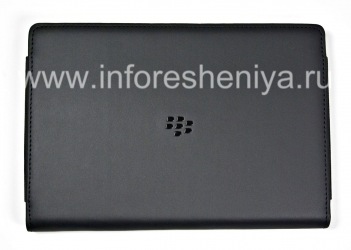 Le cas de poche de feuillet original étui en cuir pour BlackBerry PlayBook, Noir (Black)