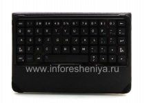 لوحة المفاتيح الأصلي غطاء ج المجلد الأصلي البسيطة لوحة المفاتيح مع حالة قابلة للتحويل لبلاك بيري بلاي بوك, أسود (أسود)