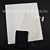 Фотография 1 — Фирменный набор защитных пленок для экрана и корпуса BodyGuardz Armor для BlackBerry PlayBook, Белый, текстура “Carbon Fiber”