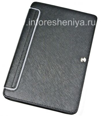 Dossier de l'affaire Signature en cuir avec étui stand Case-Mate de risque pour le BlackBerry PlayBook
